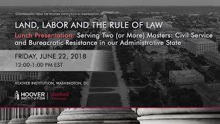 Lunch Presentation: Civic Service and Bureaucratic Resistance in our Administrative State