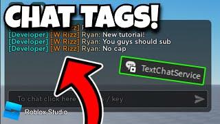 How To Create CHAT TAGS With TextChatService (Roblox Studio)