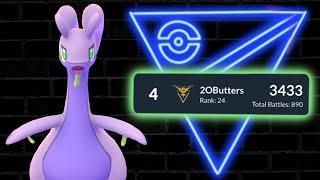 3433 ELO!! Stunning Gameplay with a *Draco Meteor* Goodra | Pokémon GO Battle League
