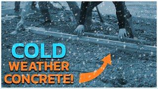 Can You Pour Stamped Concrete in Cold Weather?