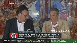 (1/3) Tomas Boy DT de Chivas entrevistado en Futbol Picante