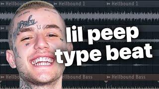 How to make a LIL PEEP type beat (free flp)