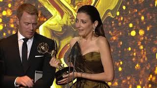 2019 International Emmy® Best Performance by an Actress Winner Marina Gera