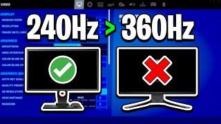 Why Pros Stopped Using 360Hz Monitors! (Back To 240Hz)