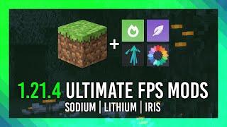 INSANE FPS  [1.21.4] Sodium, Lithium, Iris +MORE | MAX performance + Shaders