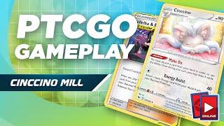 Cinccino Mill Deck - PTCGO Gameplay (Sword & Shield)