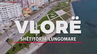 VLORA, ALBANIA - SHETITORJA LUNGOMARE VLORE - VIRTUAL WALKING TOUR 4K