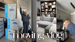 MOVING VLOG 01: Move In Day, Luxury Apartment Tour, Packing, Home Decor Haul, etc | NaturallySunny