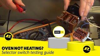 How to Use a Multimeter to Test the Selector Switch on Your Oven