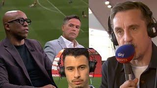 "Dose Arsenal have recognized Striker in the Squad? Gary Neville, Ian Wright and Martinelli Reacted"