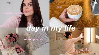 DAY IN MY LIFE VLOG: morning routine, self care, coffee date, cooking, night routine‍️️
