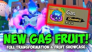 Getting the NEW GAS FRUIT TRANSFORMATION & Showcase in Blox Fruits New Update!