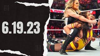 WWE Raw - 06.19.23 - Raquel vs Trish Stratus w/ Zoey Stark