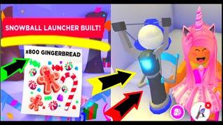 Roblox Adopt Me FREE Gingerbread Cookies SNOWBALL LAUNCHER Winterkin Riddle #short #shorts