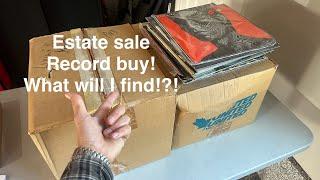 Estate Sale Haul! Vintage Record Score! what will I find?!?