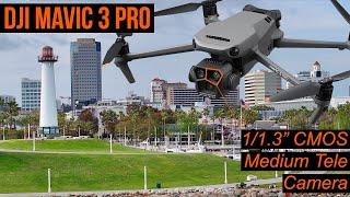 DJI Mavic 3 Pro footage and review focusing on the NEW Medium Tele Camera 70mm