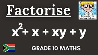 9) Grouping Factorisation grade 10