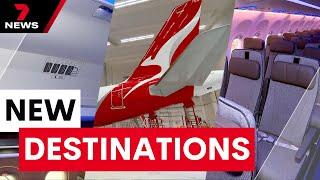 Qantas unveils new super jet with bold long-range promise for Australian passengers | 7NEWS
