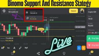 Binomo 99% Winning Strategy| Support And Resistance Stategy