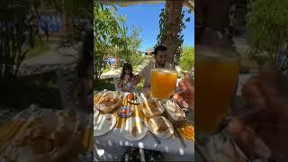 أميرة وميمي فطورنا في المزرعة أكل مغربي  