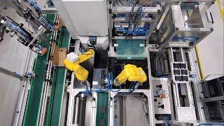 Industrial Router Assembly and Labeling Line