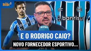 ️️ Grêmio tem proposta milionária para trocar fornecedor de material esportivo e R. Caio no DM.