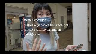 How Artist Lauren Hana Chai Tracks Her Expenses | Quick Tip | Teaser | #shorts