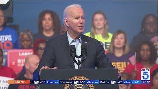 Biden holds first major campaign rally for 2024 reelection bid