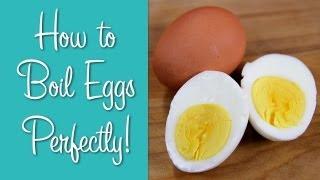 How To Boil Eggs - Perfect Hard Boiled Eggs | Hilah Cooking