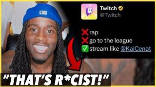 Twitch Catches BACKLASH After Celebrating Kai Cenat w/ a Questionable Post on X! "That's R*cist!"