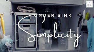 Super Simple Kitchen Sink Organizing