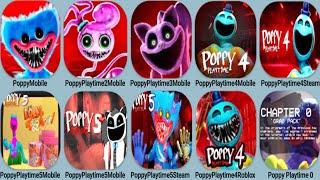 Poppy Playtime Mobile Chapter 1, 2, ,3 ,4 ,5 | New Update, Poppy 5 Steam, Poppy 4 Roblox, PoppyPlay0