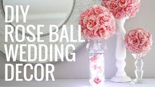 DIY FLORAL BALL- EASY & GORGEOUS CENTERPIECES!