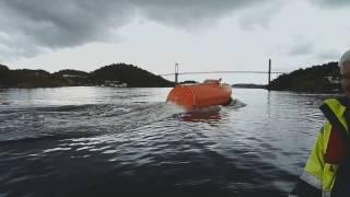Norsafe GES50 MKIII Freefallboat - World record holder highest drop 61,53m(no music version)