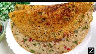 Instant Wheat Flour Dosa Recipe - 10 Mins | Jhatpat Atta Dosa | 5 Mins Breakfast | Easy Recipe