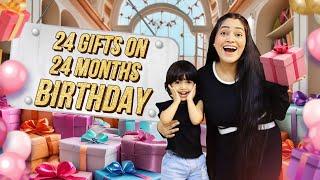  I Gave 24 Gifts On Her 24 Months Grand Birthday  Best Birthday Gifts Idea For Toddlers U Must Try