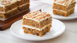 Soft And Moist Carrot Cake Recipe for Easter