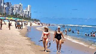 RECIFE 30 NOVEMBRO 2024 FINAL DE SEMANA NA PRAIA BOA VIAGEM PERNAMBUCO BRASIL