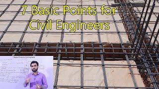 7 Basic Points for Civil Engineers | Basic Knowledge for Civil Engineers | Civil Engineering videos