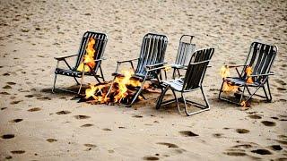 Melting Aluminum Beach Chairs into Pure Aluminum