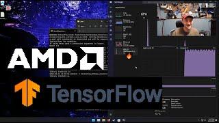 TensorFlow on AMD GPU! DirectML Tutorial and Testing.