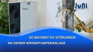 Erste Hilfe Störungen Wärmepumpe Vaillant Arotherm, Hauptwasseranschluss, Trinkwasserfilter - Teil 3