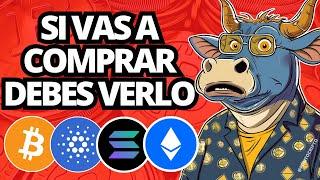 ¿TOCAMOS FONDO?Noticias Criptomonedas (HOY)Bitcoin Ethereum Solana ADA XRP LINK MATIC ALGO