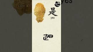 "Yes", story of Chinese characters.