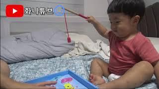 엄마와 함께 침대 낚시