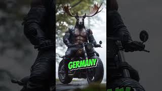 Incredible "Animals on Bikes: A HILARIOUS Ride Across the Globe! " #shorts #ytshorts