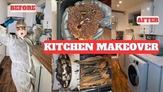 Kitchen Makeover : Deep Cleaning Dirtiest Flat in London!