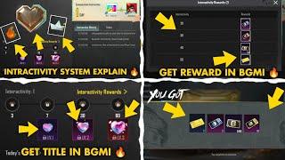 Bgmi Interactivity System Explain | Get Interactivity Title & Rewards In Bgmi | Bgmi 3.5 Update