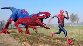 Homem-Aranha e os Dinossauros Aranha ( Histórias de Super Heróis )