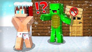 Mikey KICKED JJ out of THE HOUSE in Minecraft Challenge - Maizen